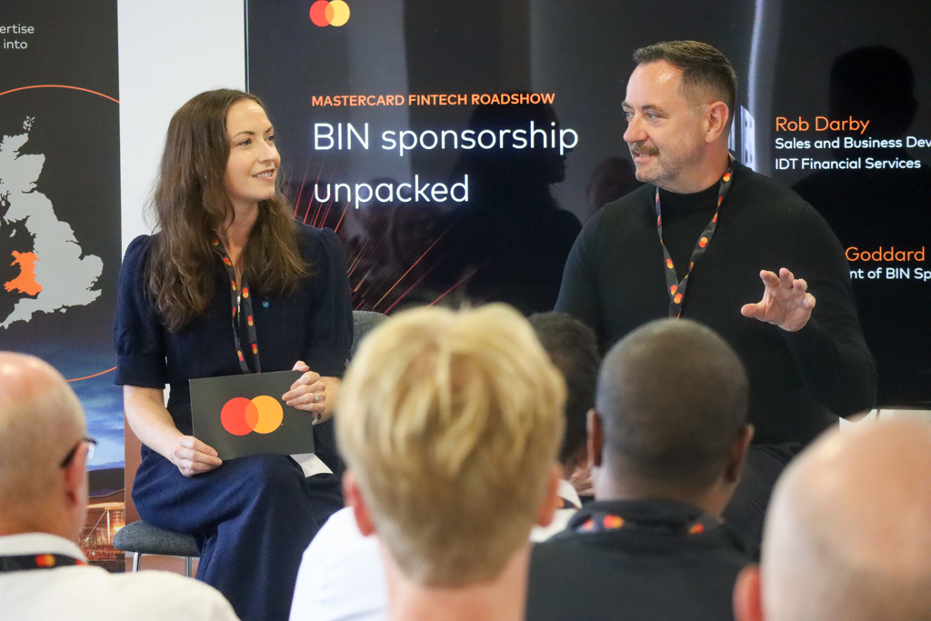 Mastercard speakers at Fintech on the Road in Cardiff